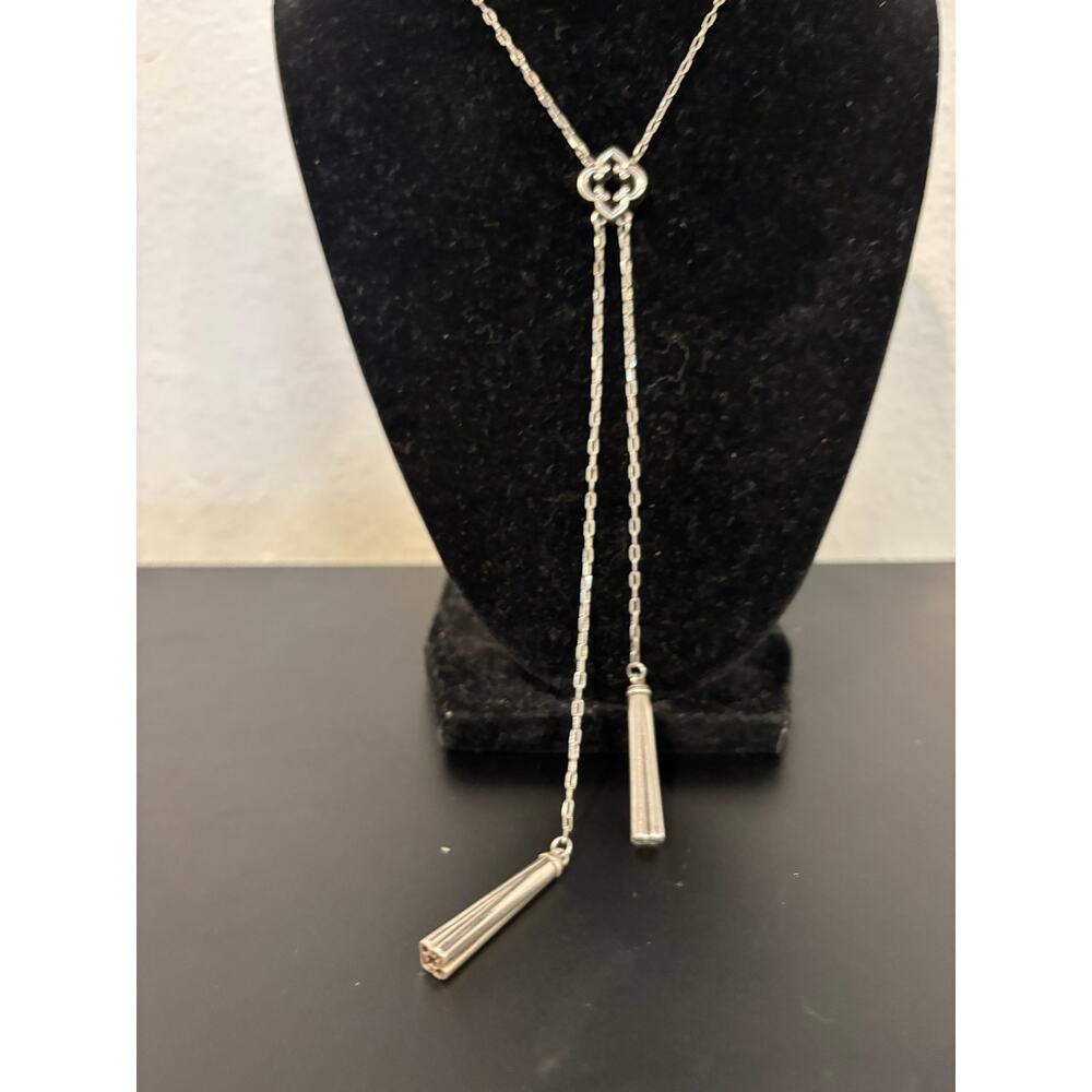 Brighton Toledo Alto Silver - Plated Lariat Necklace - Picture 6 of 6